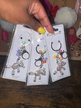 Teddy Bear/Balloon Keychains